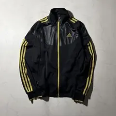 00s old adidas y2k track jacket tech 黒金
