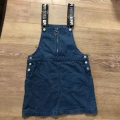 レピピアルマリオ　デニム サロペット ジャンパースカートS