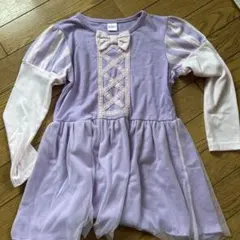 Disney Princess ラプンツェル 長袖ワンピース ラベンダー