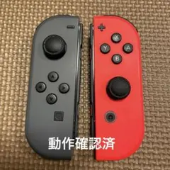 Nintendo Switch Joy-Conコントローラー グレー　レッド中古