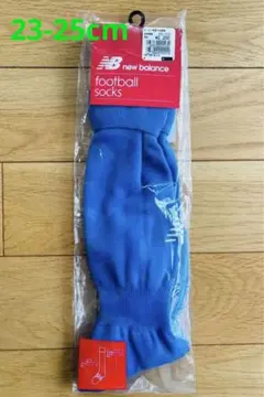 new balance サッカーソックス M 23-25cm 青