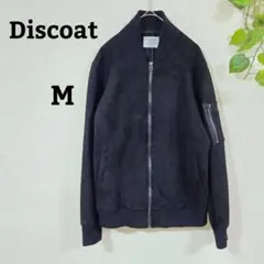 Discoat/冬/ブルゾン/スウェード/ブラック/ジャケット/上着/ファスナー