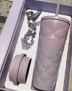 中国限定　スターバックス　正規品　ステンレスタンブラー　ラインストーン　蝶々