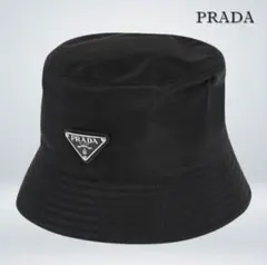 PRADA ブラック バケットハット L サイズ 箱付き - メルカリ