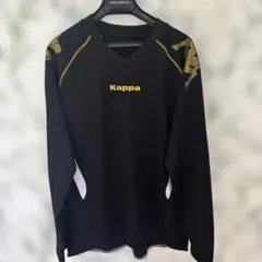 Kappa 黒 Vネックシャツ