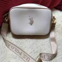 ホワイトショルダーバッグ usPOLOASSN