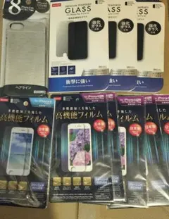 iPhone 8、8 Plus他 高機能フィルム、iPhoneカバー、強化ガラス