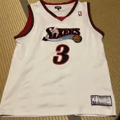 NBA mitchell&ness アレン・アイバーソン ルーキー時 ホーム - メルカリ