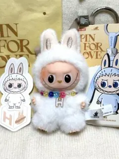 「H」POPMART PIN FOR LOVE ミニラブブ イニシャルラブブ