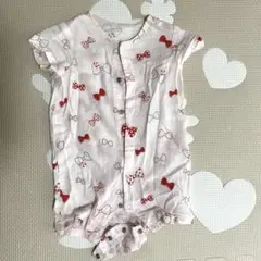 ミキハウス　ロンパース　80