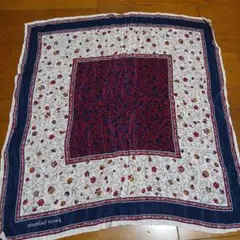 ピエールバルマン スカーフ ヴィンテージ 小花 シルク100