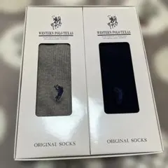 WESTERN POLO TEXAS ソックス 2足セット25-27