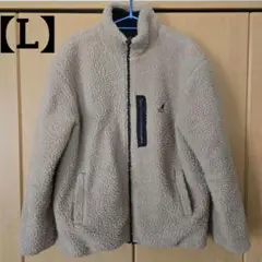 KANGOL　カンゴールボアジャケット　Lサイズ　リバーシブルボアジャケット
