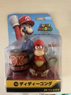 スーパーマリオ ディディーコング フィギュア DKバレル付き 新品