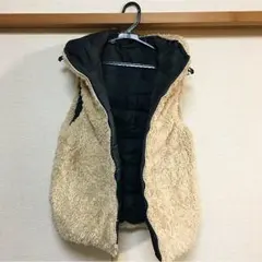 もこもこダウンベスト