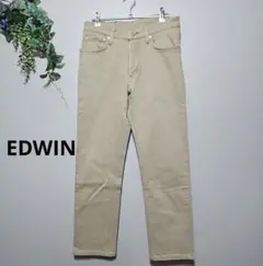【EDWIN】ベージュデニムパンツ サイズ29