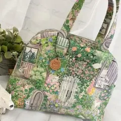 ハンドメイド　ブガッティタイプミニバッグ　ユキエモンシークレットガーデン　462