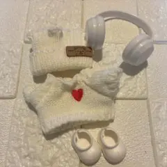 ラブブ ぬいぐるみ服 4点セット 推し活 LABUBU セーター 着せ替え 靴