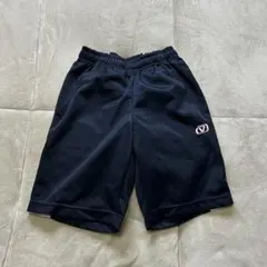 130サイズ ハーフパンツ 紺色 サイドピンク バスケ