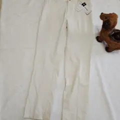 ★ドゥクラッセ　ストレッチパンツ　夏向き　サイズL 新品・タグ付きのサムネイル