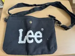 【本日限定】Lee ブラック ショルダーバッグ