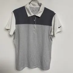 NIKE GOLF レディース ポロシャツ ドット柄 Lのサムネイル