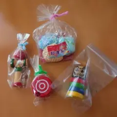 日本のミニ玩具セット けん玉 お手玉 達磨落とし　ヨーヨーのサムネイル