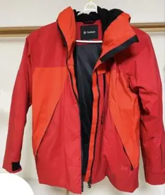 Goldwin 赤 フード付きスキーウェア 上下セット