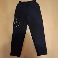 adidas 黒 ストレートパンツ 140サイズ