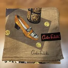 【シール付き未使用】Carlos Falchi ヴィンテージハンカチのサムネイル