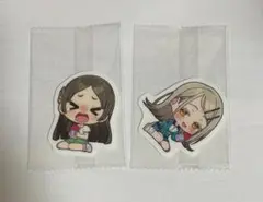 学園アイドルマスター　ゼリー　ステッカー　倉本千奈　篠澤広　2枚セット