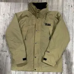 美品　FIRST DOWN ナイロンジャケット　フリース取外し可能　ベージュ　L