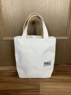 帆布生地のミニトートバッグ
