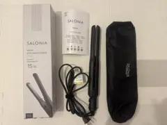 SALONIA サロニア ストレート ヘアアイロン 15mm