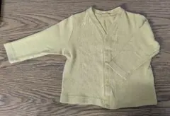 UNIQLO/ユニクロ Vネック カーディガン マスタード 90cm