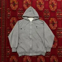 60s メイヨスプルース ダブルフェイス ジップパーカー ネイビー XL