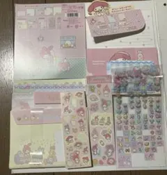 2種セット　マイメロディ　マイメロ　シール　レターセット　ボリューム　サンリオ