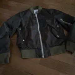オリーブグリーン MA-1風ジャケット（リバーシブル）