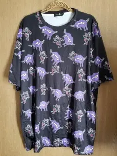 [新品]　NieR CLOTHING 紫色キャラクターTシャツ Fサイズ