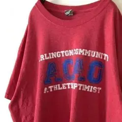 ギルダン ACAO ARLINGTON Tシャツ XL レッド 赤 古着