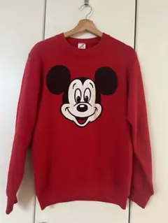 オールドディズニー　80S ミッキー　古着　ヴィンテージ　スウェット　トレーナー
