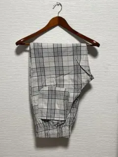 GU チェック柄 イージーパンツ 早い者勝ち