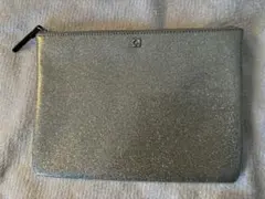 ケイトスペード Kate Spade グリッター ポーチ シルバー