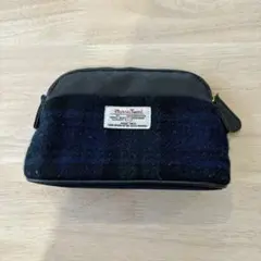 ハリスツイード　ポーチ　Harris Tweed コスメポーチ 化粧ポーチのサムネイル