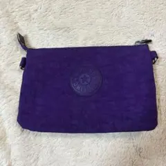 Kipling キプリング　紫色ポーチ