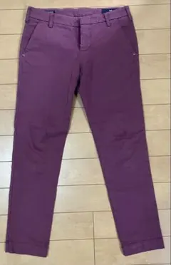 ENTRE AMIS パープル チノパン スリムフィット　イタリア製