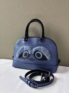 Coach raccoon dog 2way Boston bag