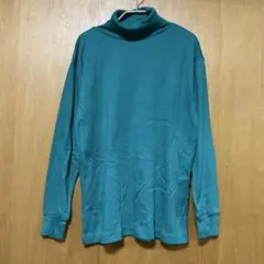 ⭐︎美品⭐︎carolina タートルネック 長袖 【サイズM 】ターコイズ