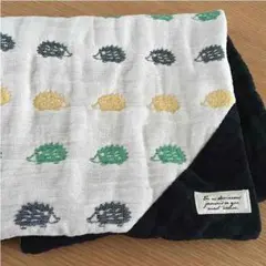 薔薇男様専用です♡ガーゼフェイスタオル♡ハリネズミブラックウオッチ