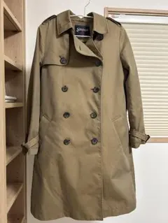 ブラウン　ダブルブレスト トレンチコート　シンプリティエ